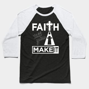Religious - Faith Design Baseball T-Shirt